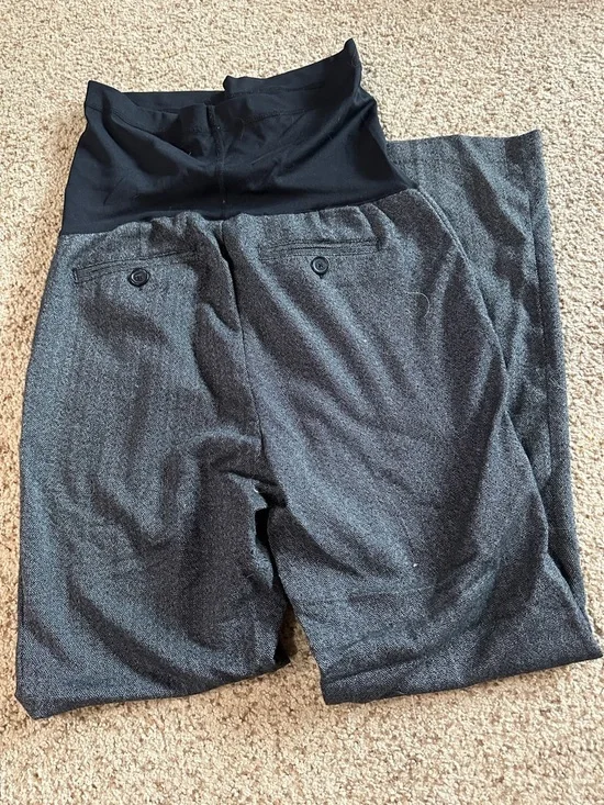 Liz Lange Maternity Black Over-Belly Support Leggings - Picture 3 of 3